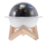 SHINYPASING Humidificateur D'air USB Portable à LED Multicolore de Planète, Mini Diffuseur Silencieux pour Bureau et Chambre, Fonction Brumisateur Frais Océanique, pour Voyages et Détente