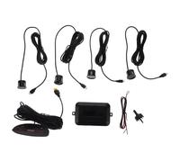 SHINYPASING Kit de Capteurs de Recul pour Voiture Alarme Vocale, Système de Radar de Stationnement en Plastique Noir, Prévention de Collision et Élimination des Angles Morts