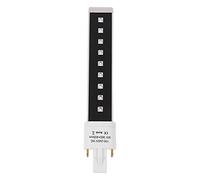 SHINYPASING Lampe à Lumière Noire LED 9w Double Source pour Séchage Gel Ongles, Tube Lumineux de Polymérisation UV Portable, Outil Manucure Professionnel et Domicile, Remplacement Ampoule