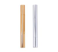 SHINYPASING Lot de 2 Stylos Vides à Brillant à Lèvres et Applicateurs Vernis à Ongles 3ml en Aluminium Portable Pinceau Spécial pour Paquet à Main Couleur Aléatoire