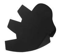 SHINYPASING Lot de 3 Cartes de Mise pour Barbe Homme, Gabarits de Guide de Perles en Plastique Noir, Outil pour Améliorer la Ligne des Cheveux et Optimiser le Contour de Barbe, Accessoire