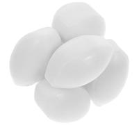 SHINYPASING Lot de 6 Barres Magnétiques en Ptfe Forme Olive, Résistantes aux Substances, pour Agitation Uniforme en Laboratoire de Chimie et Mélange de Solutions Réutilisable