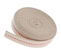 SHINYPASING Mèche Plate en Coton 1,5 Cm de Large 2 Mètres pour Lampe à Pétrole Remplacement pour Lampe à Huile Camping et Usage Intérieur