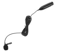SHINYPASING Microphone Cravate à Pince XLR 48v à Trois Broches, Micro Portable Filaire 3 Mètres, Microphone Condensateur Polyvalent pour Discours, Enregistrement et Diffusion en Direct