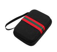 SHINYPASING Pochette Noire Rembourrée pour Glucomètre, Étui de Rangement Compact pour Matériel, Sacoche de Transport Résistante à L'Eau, Organisateur de Voyage pour Suivi Glycémique