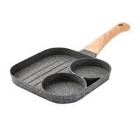 SHINYPASING Poêle Cuisine Multifonction en Alliage et Pierre Manche Isolant Thermique et Fond Résistant pour Crêpes et Steaks Compatible Cuisinière et Induction Couleur Couleur Aléatoire