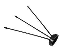 SHINYPASING Porte-Drapeau Compact de Plastique Bureau Support en Noir | Usage Intérieur, Salle de Conférence et Espace Professionnel, Format Portable, Facile à Transporter Ranger