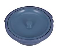 SHINYPASING Pot de Chambre en Plastique Résistant 1,5 L Bords Arrondis, Bassin de Lit Ménager Compact et Léger, Toilettes Portables pour Adultes, pour Personnes Âgées, Femmes Enceintes