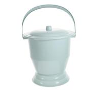 SHINYPASING Pot D'urine en Plastique Pp Épais avec Couvercle et Poignée, Seau Urinoir Bleu pour Adultes, Pratique Nuit à Domicile, Nettoyage Facile et Usage Sécurisé