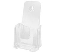 SHINYPASING Présentoir acrylique A6 simple couche, support de menu transparent, support mural pour documents, pour bureau et maison, organisation de rapports