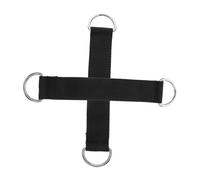 SHINYPASING Sangle Suspendre Poulie Noire en Polyester pour Entraînement de Résistance Facile à Utiliser, Lot de 2 Pièces, pour Salon ou Bureau