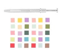 SHINYPASING Set D'éponges à Ongles Colorées pour Nail Art avec Pince à 4 Griffes, Application Précise et Mélange Homogène, pour Mise en Valeur et Décoration des Ongles