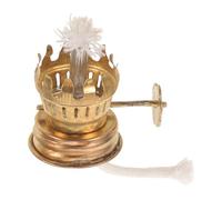 SHINYPASING Socle de Mèche en Métal Miniature pour Lampe à Pétrole Rétro Accessoire Réglable pour Lampe à Huile Base Solide Usage Intérieur et Extérieur