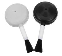 SHINYPASING Souffleur d'air pour Objectif D'appareil Photo 2 Pcs, Pompe à Air à Bulbe en Plastique, Brosse Douce Anti-poussière, Outil de Nettoyage Compact et Léger pour Caméra et