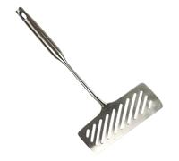 SHINYPASING Spatule à Poisson en Acier Inoxydable 304 Design Rainuré Portable, Ustensile la Cuisine Argenté pour Frire et Retourner Facilement