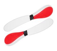 SHINYPASING Spatules à Fromage en Céramique 2 Pièces, Tartineuse à Beurre et Confiture Pratique, Petit Grattoir Ergonomique Cuisine et Service de Fromage, Ustensiles Polyvalents pour Maison