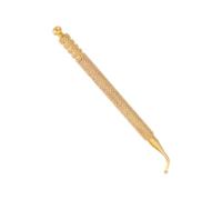 SHINYPASING Stylo D'acupuncture Confortable Toucher Incurvé en Cuivre Stimulation Indolore pour Massage Auriculaire et Cervical pour Thérapie à Domicile