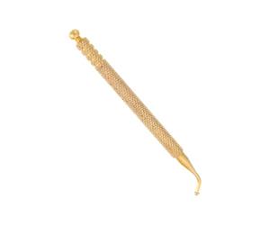 SHINYPASING Stylo D'acupuncture Confortable Toucher Incurvé en Cuivre Stimulation Indolore pour Massage Auriculaire et Cervical pour Thérapie à Domicile