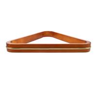 SHINYPASING Support de Billard Triangulaire en Bois 52,4 Mm, Trépied pour Râtelier de Billes, Accessoire pour Table de Billard, Porte-Boules Robuste et Stable pour Salle de Loisirs