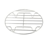 SHINYPASING Support de Cuisson Vapeur Maison en Acier Inoxydable 30 Cm X 5 Cm Grille Rigide Ronde pour Panier Vapeur Inox Ustensile Cuisine Pratique et Facile à Nettoyer Adapté