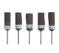 SHINYPASING Tambours de Ponçage 2,35 Mm 5 Pcs Grains 240 400 600 800 1000 pour Outils Rotatifs, Kit Abrasif pour Polissage et Ponçage Ongles, Accessoires Manchons Mandrins Professionnels