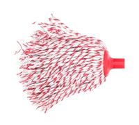 SHINYPASING Tête de Balai à Franges Réutilisable en Coton, Recharge pour Balai Serpillière Rond, Tête de Rechange Absorbante pour Nettoyage Maison, Compatible Sols Couleur Aléatoire