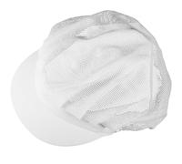SHINYPASING Toque de Chef Blanche en Coton Léger Respirant Unisexe, Casquette Cuisine Professionnelle pour Restaurant, Boulangerie, Service, Adaptée Hommes et Femmes, 1 Pièce