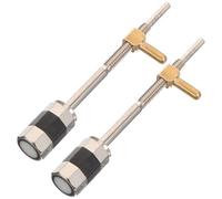 SHINYPASING Vis de Hausse D'archet de Violon en Métal Blanc pour Violon 4/4 et 3/4 Lot de 2 Pièces de Réparation Solide Accessoires pour Parties D'instrument Outil Pratique Professionnel