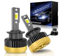 SHINYY Ampoules D4S LED Phare, 2025 Nouvelle CANBUS Anti Erreur 120W 6000K Xénon Blanc Haute Luminosité Lampes LED D4S Kits de Conversion, Remplacent Ampoule HID Xénon OEM, 2PCS