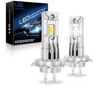 SHINYY Ampoules H7 LED, 2024 Nouveau 23000LM Lampe LED H7 6500K Blanc avec 16pcs CSP Chips H7 à LED Feux de Croisement Route Phares avec 6X Luminosité, Remplacement des H7 Halogènes, 2 Lampes