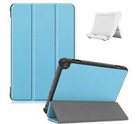 Shinyzone Coque pour Amazon Fire HD 8/Fire HD 8 Plus (10th Gen 2020 Release),Ultra Mince Léger Housse Étui de Protection avec Support Fonction et Veille/Réveil Automatique,Bleu Clair