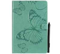 Shinyzone Housse Coque pour Samsung Galaxy Tab S4 10.5 Pouce 2018 T830 T835 T837,Etui Pochette Tablette Portefeuille en Cuir avec Porte Stylet Pencil,Veille et Réveil Automatiques,Vert