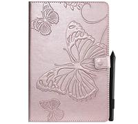 Shinyzone Housse Coque pour Samsung Galaxy Tab S4 10.5 Pouce 2018 T830 T835 T837,Etui Pochette Tablette Portefeuille en Cuir avec Porte Stylet Pencil,Veille et Réveil Automatiques,Or Rose