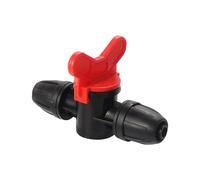 SHIOFRCN 1 pc 8mm Capillaire Serrure à Travers la Valve avec Interrupteur contrôle débit d'eau horticole Production agricole Micro pulvérisation connecteur