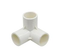 SHIOFRCN 1 pc Jardin diamètre intérieur 32mm stéréoscopique PVC Tuyau d'eau connecteur 3D té 4 Voies 5 Voies égal Port Tube Adaptateur réservoir Drainage Fittin(3-Way White)