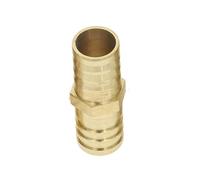 SHIOFRCN 1 pc Laiton Droit Tuyau Raccord De Tuyau Égal Barb 4mm 5mm 6mm 8mm 10mm 12mm 16mm 19mm 25mm Gaz Cuivre Barbelé Coupleur Connecteur Adaptateur(25mm-19mm)
