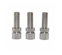 SHIOFRCN 10 pièces buse d'atomisation Basse Pression enfichable 0.2/0.3/0.4/0.5/0.6mm brumisation brumisation pulvérisateur pulvérisateur à Pression d'eau(0.3mm)