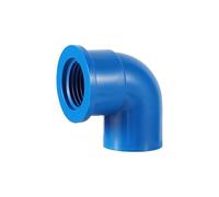 SHIOFRCN 1pc 1/2 "Filetage Femelle à ID 20mm connecteur coudé en PVC épaissir Les Joints de vidange de réservoir de Poisson Joint de Sortie d'entrée d'aquarium d'irrigation de Jardin
