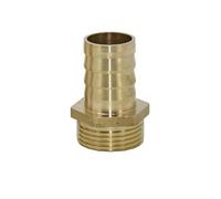 SHIOFRCN 1pc 16mm 19mm 25mm 32mm à 1 "mâle Tuyau d'eau connecteur Barbe Laiton DN15 DN20 DN25 Tube Joint Tuyau d'arrosage connecteur(25mm)