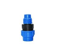 SHIOFRCN 1pc 20/25/32/40/50/63mm Tuyau d'eau en Plastique connecteur Rapide réducteur coupleur 1/2 3/4 1 1.5 2 Pouces PE Pipeline réparation(50x25mm)