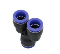 SHIOFRCN 1pc 3-Way Port Y Forme Air Pneumatique 12mm 8mm 10mm 6mm 4mm 14mm 16mm OD Connecteur De Tuyau Poussez dans Le Gaz en Plastique Slip Lock Connecteur Rapide(4mm)