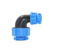 SHIOFRCN 1pc 32/25/20mm Tuyau d'eau coude connecteur Rapide 1/2 3/4 1 Pouce PE Tuyau réducteur coupleur agricole Irrigation Pipeline réparation(25x20mm)