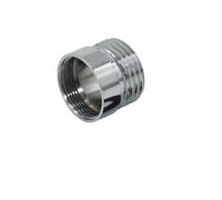 SHIOFRCN 1pc Argent mâle 1/2 "à M20 Femelle M20 mâle Robinet connecteur Laiton 1/2" à 20mm Filetage connecteur cuivre raccords(M20 Female)