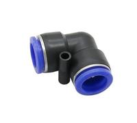SHIOFRCN 1pc connecteur d'union coudé pneumatique 4mm 6mm 8mm 10mm 12mm 14mm 16mm OD Tuyau Tube Tuyau Verrouillage antidérapant en Plastique gaz raccord Rapide L Forme(12mm)