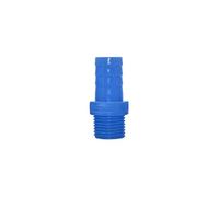 SHIOFRCN 1pc ID 20mm 1/2 Filetage à 8/10/12/16mm PVC Tuyau Barbe connecteur Jardin Tuyau Barbe coupleur raccord Ferme Irrigation PE Tuyau Joint(C)