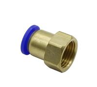 SHIOFRCN 1pc raccord de Tuyau d'air 10mm 12mm 8mm 6mm 4mm Tube de Tuyau 1/8 "3/8" 1/2 "1/4" Filetage Femelle en Laiton connecteur Droit pneumatique Type PCF(10mm - 1/8 inch)