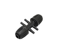 SHIOFRCN 1pc Tuyau d'arrosage 6mm connecteur d'irrigation Double Voie vis réduisant connecteur 4 Voies diviseur d'eau