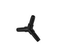 SHIOFRCN 20 pièces en Plastique Aquarium Pompe à Air Ligne Tubes Joints té/Droit/coude/Y en Forme Air Tubes connecteurs raccords de tuyauterie(Black-01)