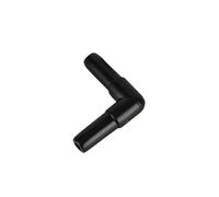 SHIOFRCN 20 pièces en Plastique Aquarium Pompe à Air Ligne Tubes Joints té/Droit/coude/Y en Forme Air Tubes connecteurs raccords de tuyauterie(Black-03)