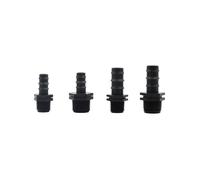 SHIOFRCN 5 pièces 1/2 ", 3/4" Filetage mâle connecteur Droit Agriculture Industrielle Irrigation plomberie raccords de Tuyau 12/16mm Joint de Tuyau(16mm 1/2")